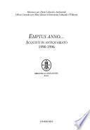 Emptus anno--