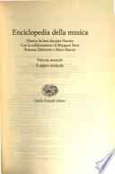 Enciclopedia della musica: Il sapere musicale