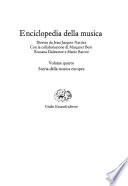 Enciclopedia della musica: Storia della musica europea