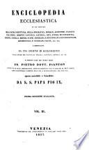 Enciclopedia ecclesiastica ...