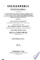 Enciclopedia ecclesiastica ...
