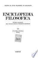 Enciclopedia filosofica: Stupore-Zwingli. Indici