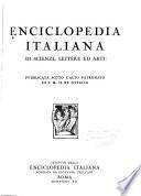 Enciclopedia italiana di scienze, lettere ed arti