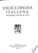Enciclopedia italiana di scienze, lettere ed arti