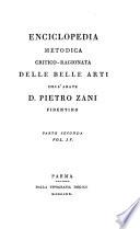 Enciclopedia metodica critico-ragionata delle belle arti
