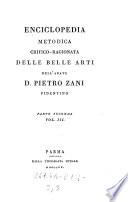 Enciclopedia metodica critico-ragionata delle belle arti