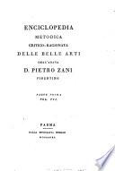 Enciclopedia metodica critico-ragionata delle belle arti