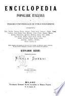 Enciclopedia popolare italiana, o Tesoro universale di utili cognizioni concernenti storia, geografia, cronologia ... opera compilata sulle migliori di tal genere tanto italiane, che francesi, inglesi e tedesche da una società di professori e letterati sotto la direzione del professore Giovanni Berri