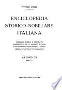 Enciclopedia storico-nobiliare italiana