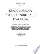 Enciclopedia storico-nobiliare italiana