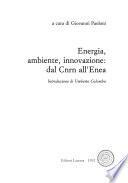 Energia, ambiente, innovazione
