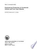 Engineering Properties of Combined Coarse and Fine Coal Wastes