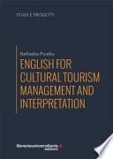 English for cultural tourism management and interpretation