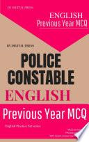 English Previous Year Questions Chapterwise POLICE CONSTABLE