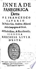 Enneade panegirica detta a S. Francesco Saverio
