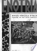 Enotria rivista dell'industria e del commercio del vino in Italia