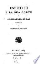 Enrico III e la sua corte