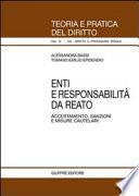 Enti e responsabilità da reato. Accertamento, sanzioni e misure cautelari
