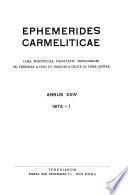 Ephemerides Carmeliticae