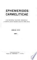 Ephemerides Carmeliticae