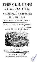 Éphémérides du citoyen