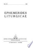 Ephemerides liturgicae