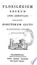Ephemerides sacrae anni christ..., sanctorum gestis in epigrammata conlatis ditissimae