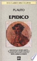 Epidico. Testo latino a fronte