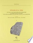 Epigrafia 2006