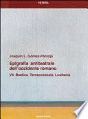 Epigrafia anfiteatrale dell'Occidente romano