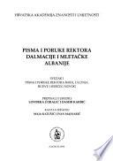 Epistolae et communicationes rectorum Antibarensium, Dulcinensium, Buduensium et Castri Novi
