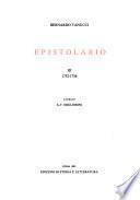 Epistolario: 1752-1756