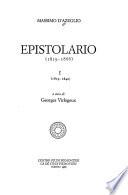 Epistolario (1819-1866): 1819-1840