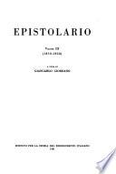 Epistolario: 1850-1858, a cura di G. Giordano