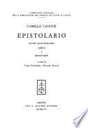 Epistolario: 1857 ; pt. 1 (gen-naio-luglio) ; pt. 2. (agosto-dicembre)