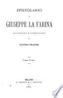 Epistolario di Giuseppe La Farina