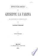 Epistolario di Giuseppe La Farina