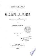 Epistolario di Giuseppe La Farina