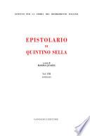 Epistolario di Quintino Sella