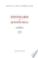 Epistolario di Quintino Sella