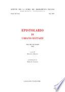 Epistolario di Urbano Rattazzi