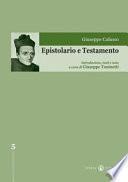 Epistolario e Testamento