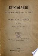 Epistolario italiano, francese, latino: Lettera CCCXXVIII-DCCXVI, 8.3.1848-15.9.1865