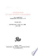 Epistolario: Lettres dal N. 2351 al N. 3000. (1635-1638)
