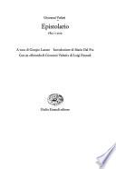 Epistolario, milleottocentonovantuno-millenovecentonove