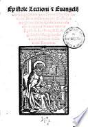 Epistole Lectioni & Evangelii
