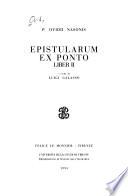 Epistularum ex Ponto. Liber 2o
