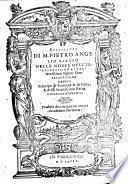 Epitalamio di M. Pietro Angelio Bargeo nelle nozze dell'illustriss. et eccellentissimo signor don Francesco de Medici ... et della serenissima reina Giouanna d'Austria. Tradotto da Gherardo Spini accademico fiorentino