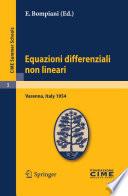 Equazioni differenziali non lineari