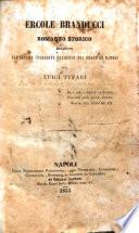 Ercole Branducci romanzo storico relativo all'ultima invasione francese nel regno di Napoli di Luigi Tufari
